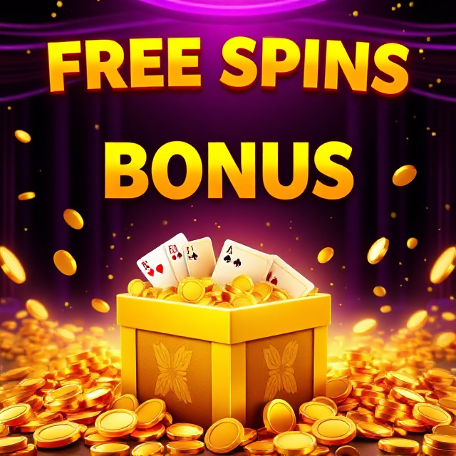 Free Spins Fortune bonus slot game with gold coins and free spins gift